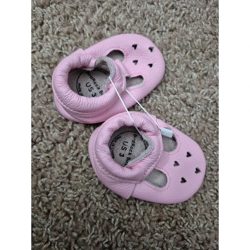 Birdrock late here moccasins size 3 us